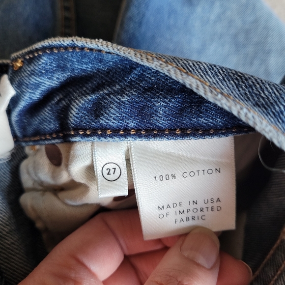 GRLFRND Helena straight leg cropped jeans size 27 - Picture 11 of 16